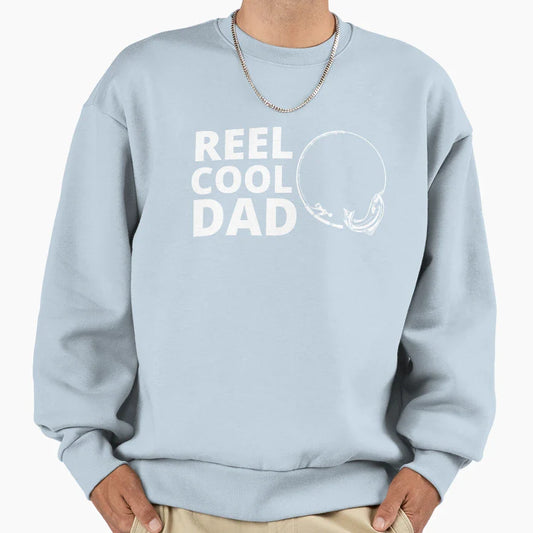 Reel Dad Fishing Gift Dad Sweatshirt - Streetwear Style Men Women